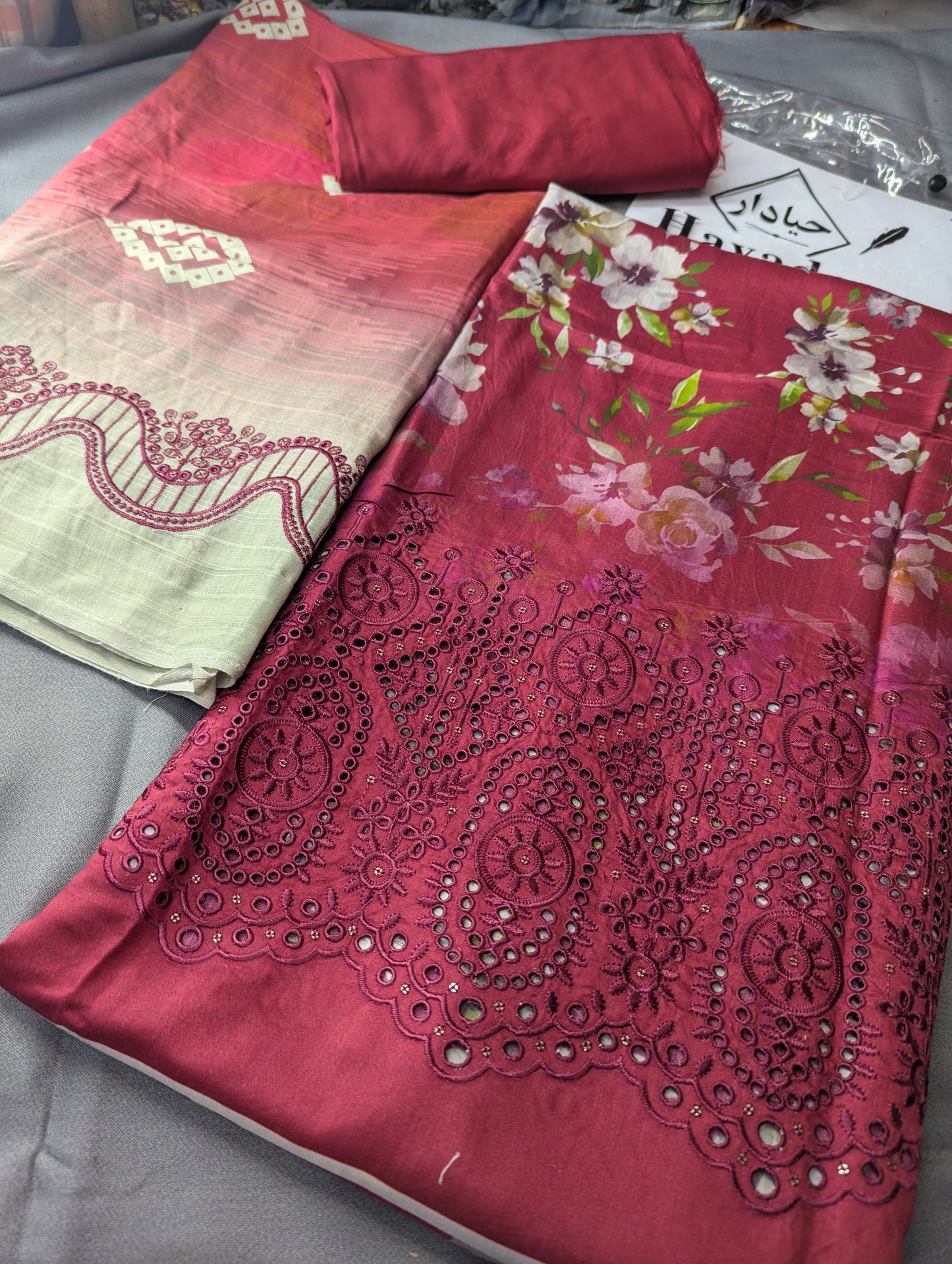 3Piece Boring Embroidery Export Quality Print Viscose Winter Collection – 2025