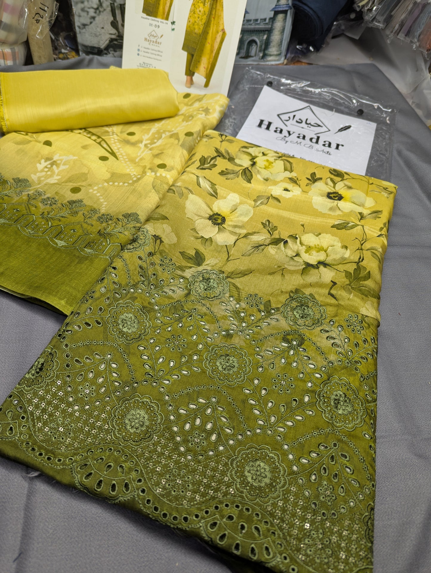 3Piece Boring Embroidery Export Quality Print Viscose Winter Collection – 2025