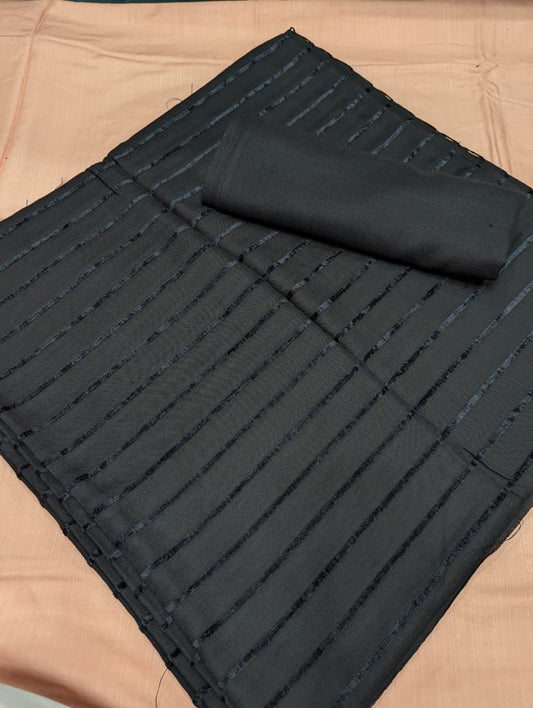 2PC ALPINE VELVET MARINA 2025 WINTER COLLECTION (JUT BLACK COLOR)