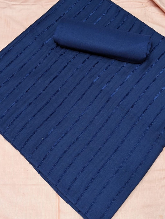 2PC ALPINE VELVET MARINA 2025 WINTER COLLECTION (NEVY BLUE COLOR)