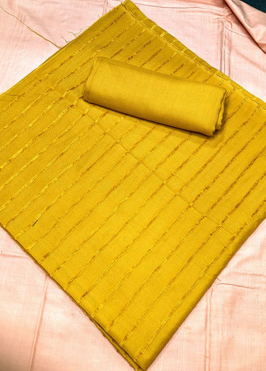 2PC ALPINE VELVET MARINA 2025 WINTER COLLECTION (MUSTARD COLOR)