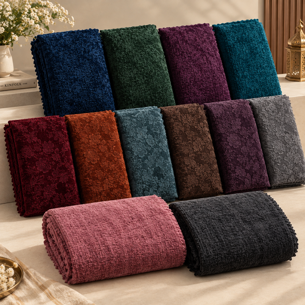 3-PC PEACH WOOL SWEET LEATHER | PREMIUM COLLECTION