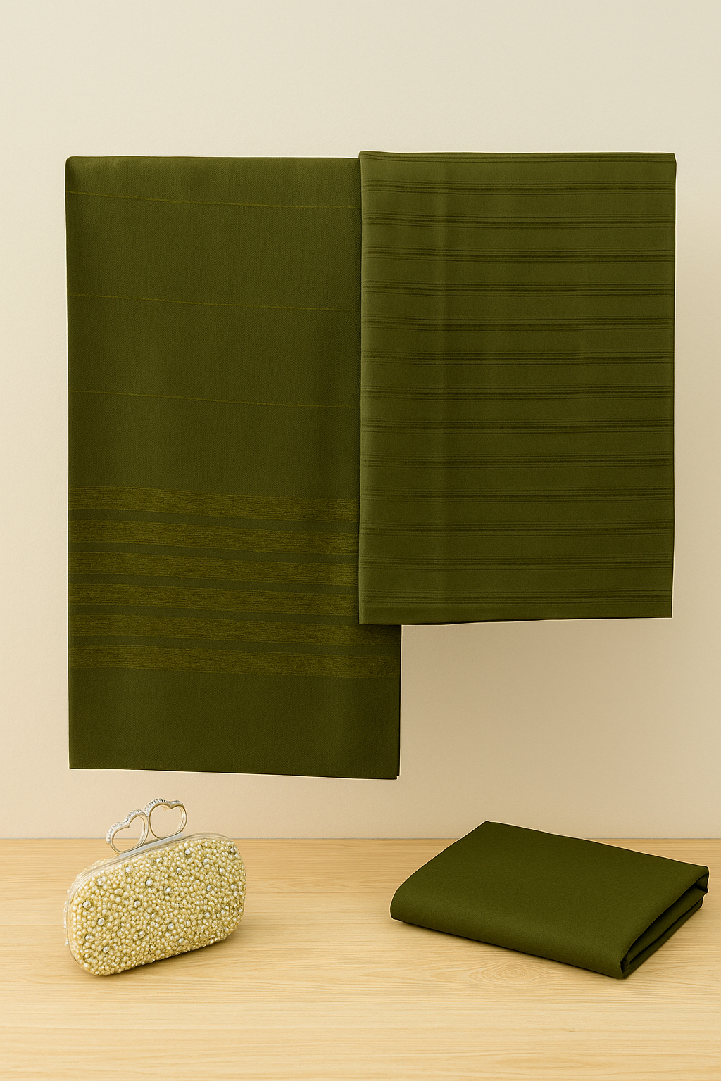 Marina Triple Line Zari Velvet 3piece Collection 2025