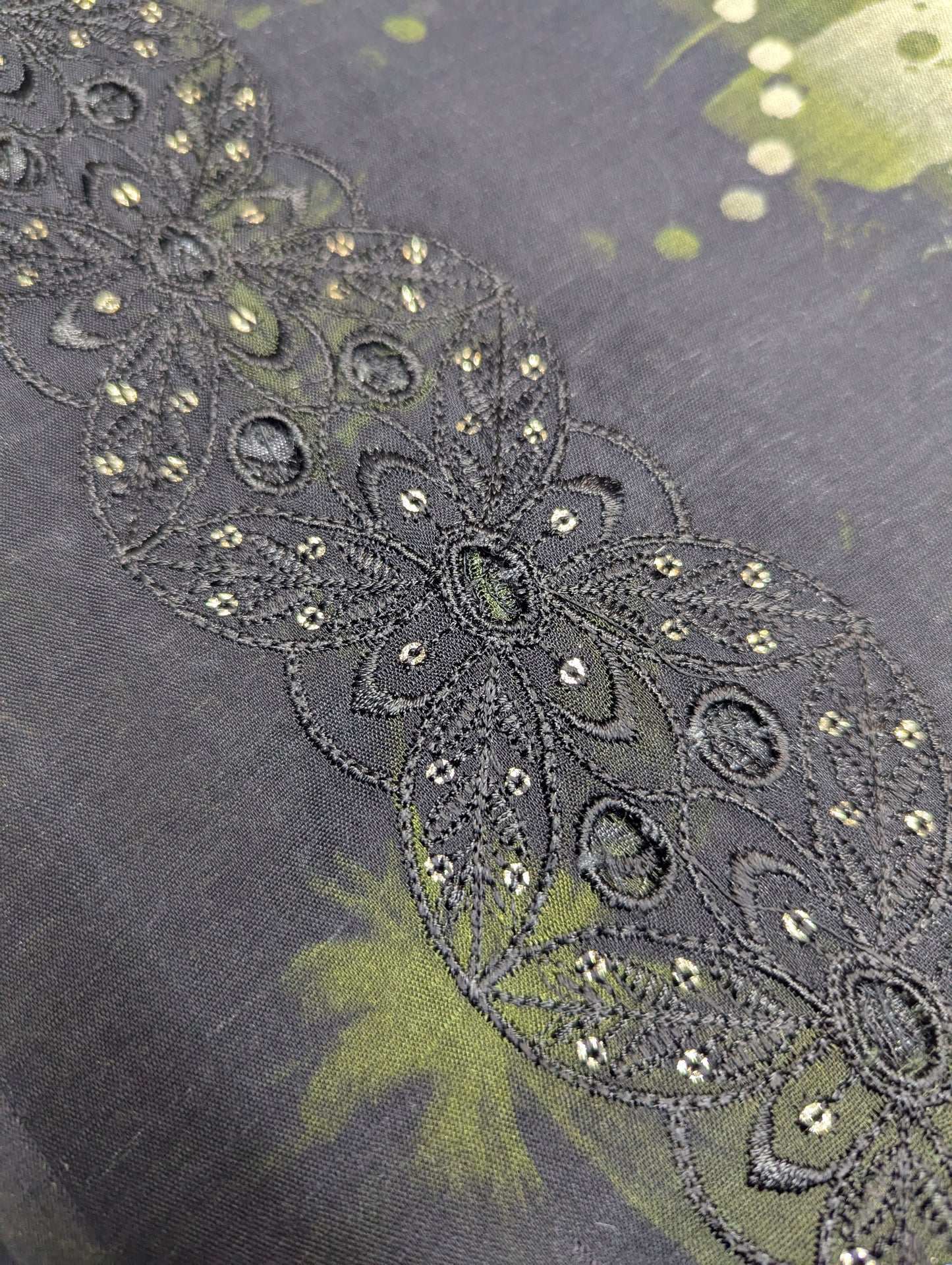 3Piece Boring Embroidery Export Quality Print Viscose Winter Collection – 2025 | Black Color