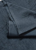 Gray peach wool velvet fabric from Hayadar Clothing, ultra-premium winter material, shown in a close-up view.