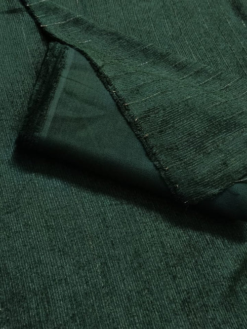 Two-piece peach wool velvet winter fabric set in Mongiya color by Hayadar Clothing, featuring luxurious soft textured material.