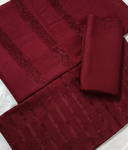 ALPINE CHAMKI ZARI VELVET MARINA 3PC MOST DEMANDING WINTER COLLECTION 2025