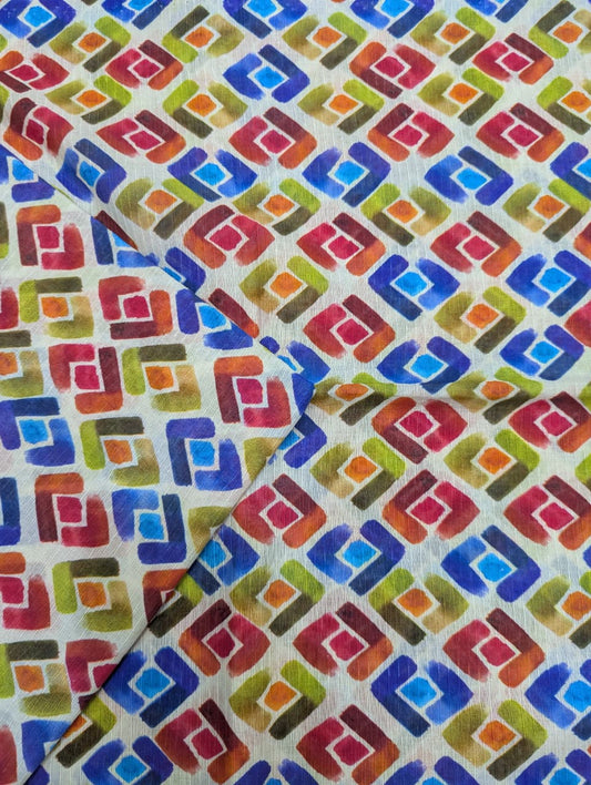 2PC Premium Lawn Bana Doria Print Suit’s Collection
