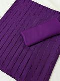 Purple Alpine Velvet Marina 2025 winter collection from Hayadar Clothing, featuring a luxurious velvet fabric and stylish design.