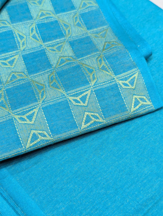 2-PC GOLDEN Chmki Jaeqat Working  Winter Collection (SKY BLUE)