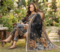 Three-piece fine weave lawn suit by Hayadar Clothing featuring an all-over printed design with a matching voil dupatta.