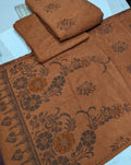 3-PC PEACH BANARSI SWEET LEATHER | 2026 PREMIUM COLLECTION [RUST]