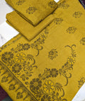 3-PC PEACH BANARSI SWEET LEATHER | 2026 PREMIUM COLLECTION [DEW]