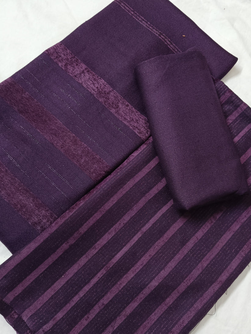 ALPINE CHAMKI ZARI VELVET MARINA 3PC MOST DEMANDING WINTER COLLECTION 2025