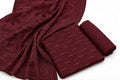 3-PC PEACH CHAMKI LUXE | EXPORT QUALITY WINTER [MAHROON]
