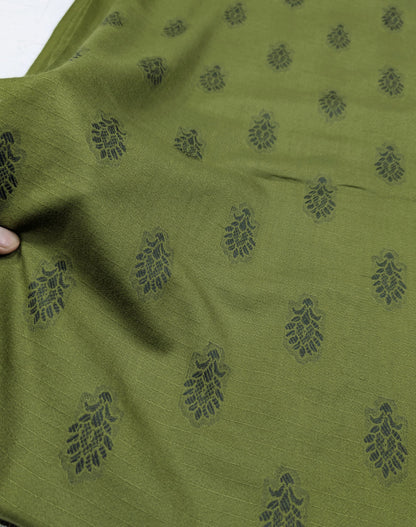 3-PC Premium Marina Motif Brosha (Mehndi Color)