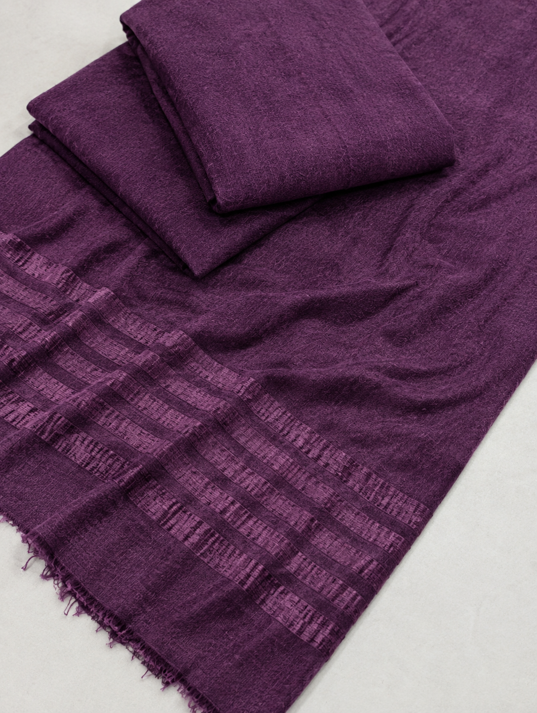 3-PC SWEET LEATHER VELVET | EXPORT QUALITY LUXURY EDITION [DARK PURPLE]