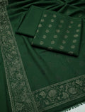 3PC 4-CORNER VELVET MARINA | SIGNATURE WINTER [BOTTLE GREEN]