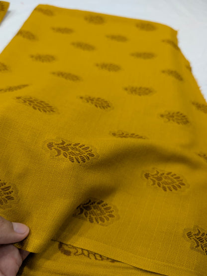 3-PC Premium Marina Motif Brosha (Yellow Mustard)