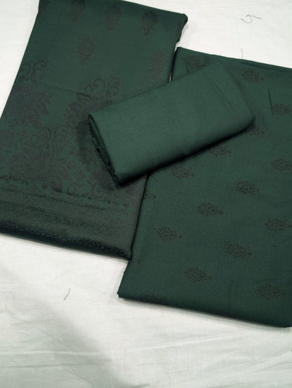 3-PC Premium Marina Motif Brosha (Bottle Green)