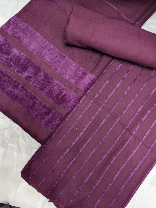 3PC - Alpine Velvet Dhank Marina – Exclusive Winter [NEW PORPUL COLOR]