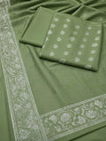 3PC 4-CORNER VELVET MARINA | SIGNATURE WINTER [DEEP OILVE]