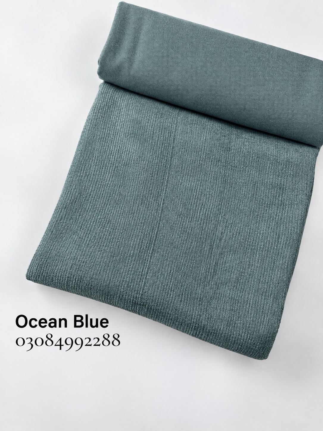 2PC – PEACH COTRAI VELVET | PREMIUM WINTER FABRIC (OCEAN BLUE)