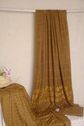 Hayadar Clothing Alpine Velvet Dhank Marina set in skin brown, featuring a cozy, stylish winter outfit with three matching pieces.