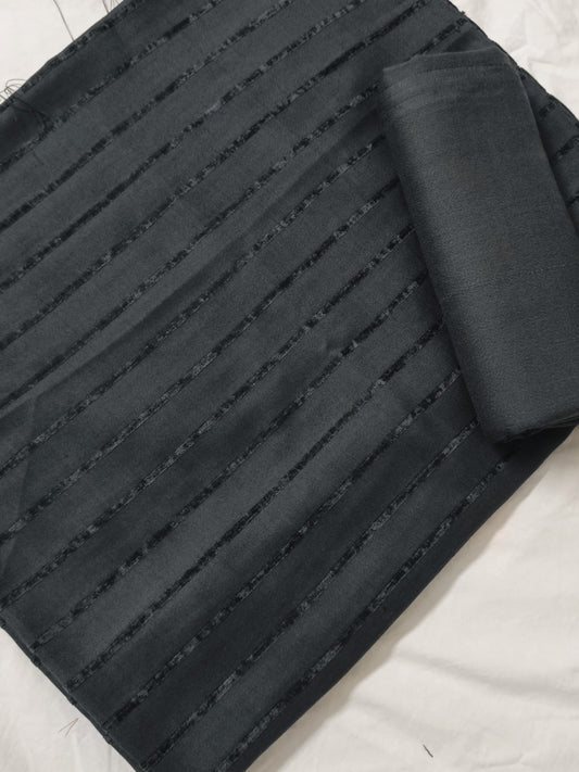 2PC ALPINE VELVET MARINA 2025 WINTER COLLECTION (DARK GRAY)