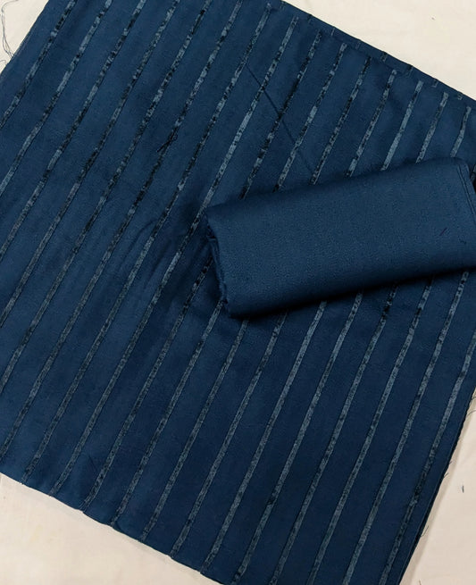 2PC ALPINE VELVET MARINA 2025 WINTER COLLECTION (ZINC BLUE COLOR)