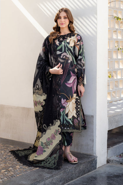 3PC Baroque Digital Print Bana Dora – Elegant Lawn Summer Collection (DA005)