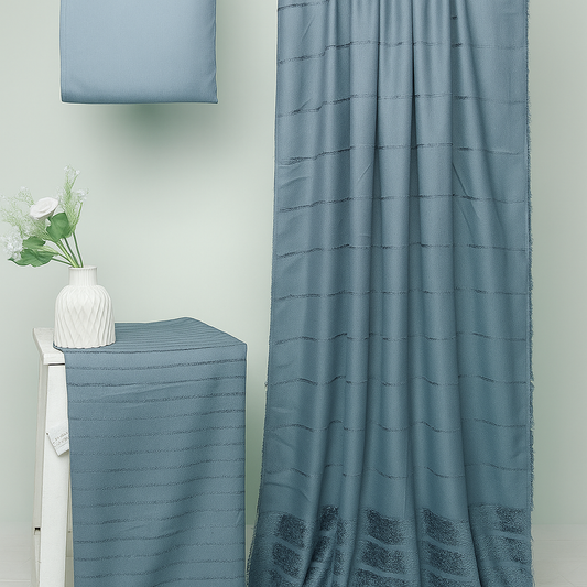 3PC - Alpine Velvet Dhank Marina – Exclusive Winter Collection (Gray 🩶)