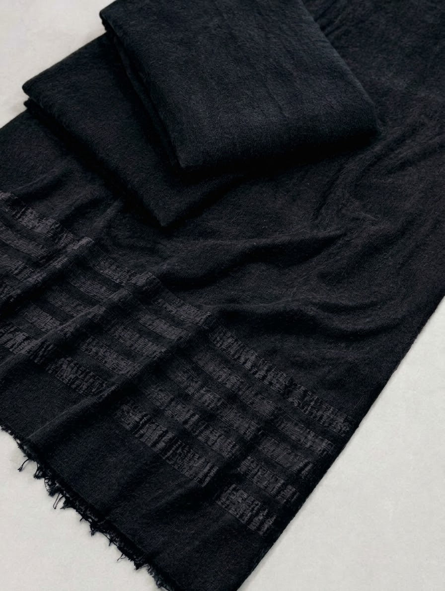 3-PC SWEET LEATHER VELVET | EXPORT QUALITY LUXURY EDITION [JUT BLACK COLOR]
