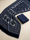 3-PC Exclusive Palachi Shawl Winter Edition [Neavy Blue]